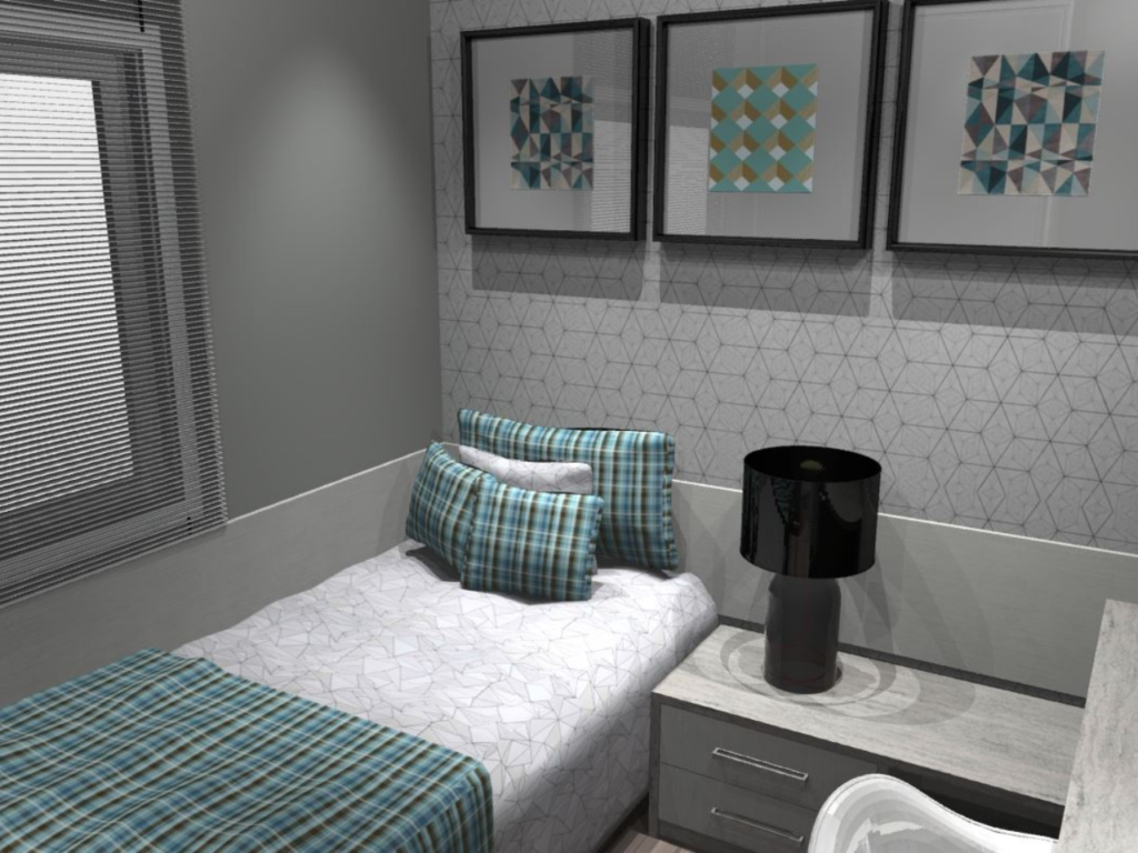 Quarto Solteiro Reformas Aprimorar Construtora em Belo Horizonte